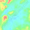 Bluff Springs topographic map, elevation, terrain