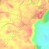 Peachester topographic map, elevation, terrain