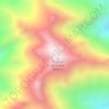 Picacho del Diablo topographic map, elevation, terrain