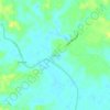 Bakau topographic map, elevation, terrain
