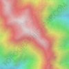 兰峰 topographic map, elevation, terrain