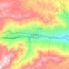Cisneros topographic map, elevation, terrain