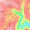 Howick Falls topographic map, elevation, terrain