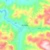 Mangshan topographic map, elevation, terrain