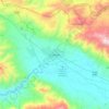 Erzincan topographic map, elevation, terrain