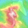 Mount Jukes topographic map, elevation, terrain