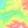 Calientes topographic map, elevation, terrain