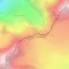 Jungfraujoch topographic map, elevation, terrain
