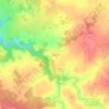 Las-Croux topographic map, elevation, terrain