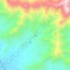 Chubu topographic map, elevation, terrain