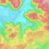 Annegray topographic map, elevation, terrain