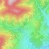 Ribeaugoutte topographic map, elevation, terrain