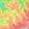 Le Petit Roure topographic map, elevation, terrain