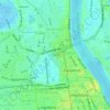 Boeung Kak Community topographic map, elevation, terrain