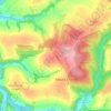 Washaway topographic map, elevation, terrain