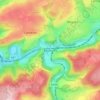Pepinster topographic map, elevation, terrain