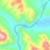 Wolf Creek topographic map, elevation, terrain