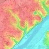 Le Cerny topographic map, elevation, terrain