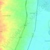 Rai Kao topographic map, elevation, terrain