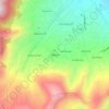 Segovia topographic map, elevation, terrain