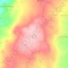 Rainha topographic map, elevation, terrain