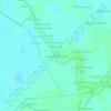 Sungai Tabukan topographic map, elevation, terrain