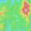 Ban Rak Thai topographic map, elevation, terrain
