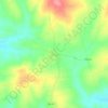 Onça topographic map, elevation, terrain