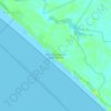 Barra de Cahoacán (Las Gaviotas) topographic map, elevation, terrain