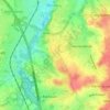 Reek topographic map, elevation, terrain