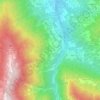 Cegni topographic map, elevation, terrain