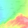 Mendoza topographic map, elevation, terrain
