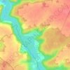 Nanteau-sur-Essonne topographic map, elevation, terrain