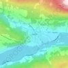 Vågåmo topographic map, elevation, terrain