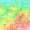 Senne topographic map, elevation, terrain