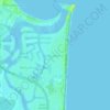 Buddina topographic map, elevation, terrain