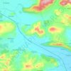 Municipal Unit of Kheronia topographic map, elevation, terrain