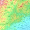 涞水县 topographic map, elevation, terrain
