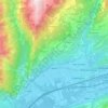 Vétroz topographic map, elevation, terrain