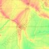 Champaign County topographic map, elevation, terrain