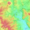 Naumburg topographic map, elevation, terrain