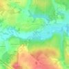 Кострово topographic map, elevation, terrain