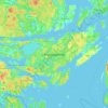 Fågelbrolandet topographic map, elevation, terrain