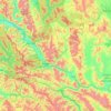 Sanders County topographic map, elevation, terrain