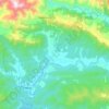 Bangesal topographic map, elevation, terrain