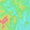 Sancheong-gun topographic map, elevation, terrain