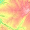 Brozas topographic map, elevation, terrain