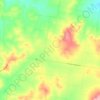 Cushnie topographic map, elevation, terrain
