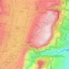 Iñaquito topographic map, elevation, terrain