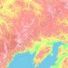 Северо-Эвенский муниципальный округ topographic map, elevation, terrain